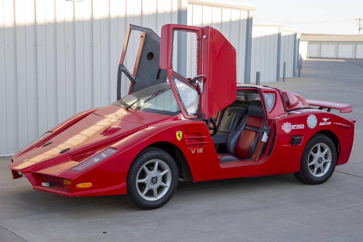 DougDeMuro's tweet image. Ladies and gentlemen, @CarsAndBids has done it: Our finest listing yet. The "Car Bros" disastrously awful Ferrari Enzo replica, which was mistakenly accepted into the Quail in one of the finest car YouTube videos I've seen. Go bid. Or not. carsandbids.com/auctions/3OA5v…