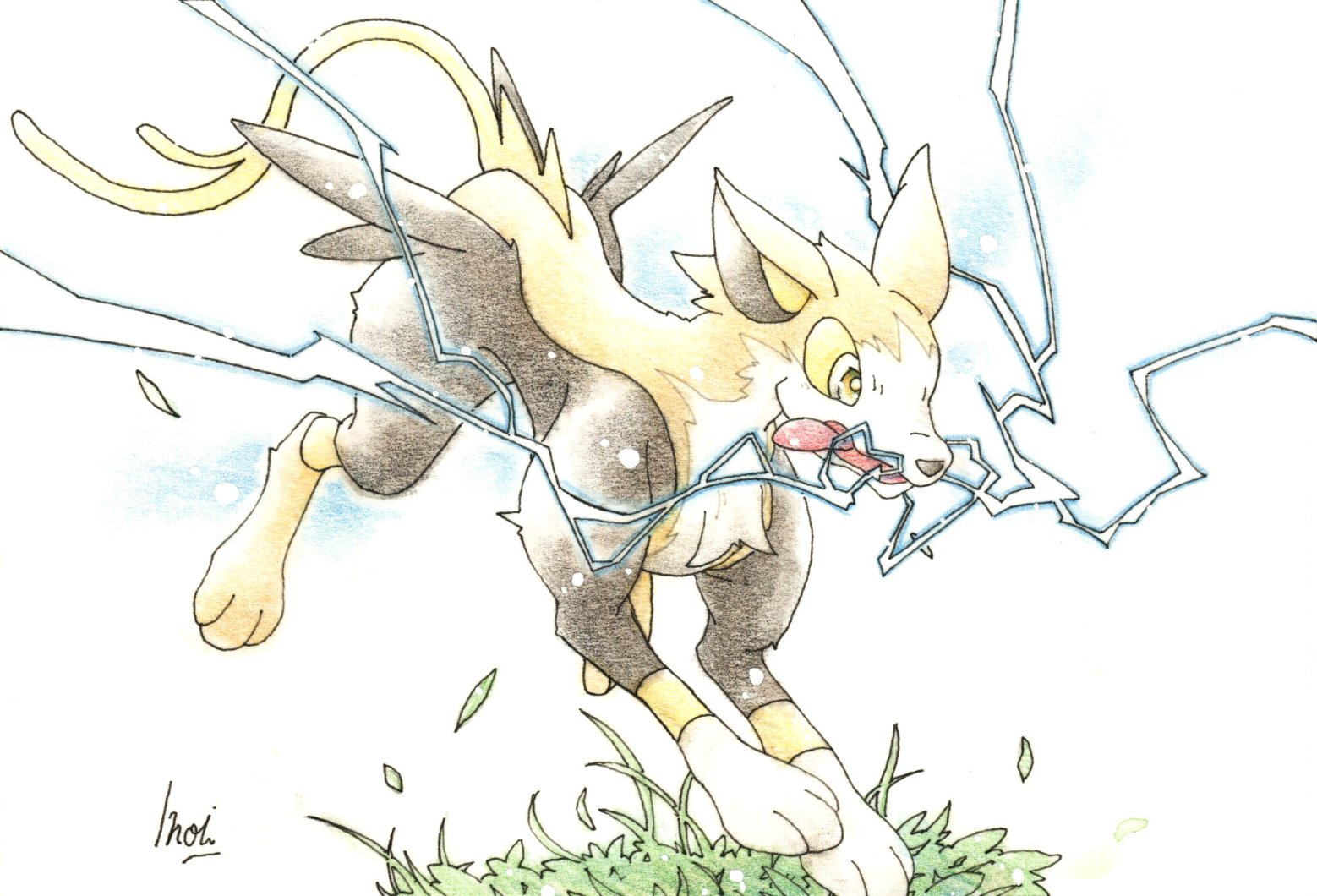 Inori 今日のポケモン図鑑 ｎｏ ８２４ パルスワンの かみなりのキバ T Co Mj3kths8uu Twitter