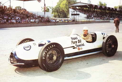 Day 39| Carl Scarborough July 3 1914 – May 30 1953He participated in the 1951 and 1953 Indy 500He died from heat exhaustion during the 1953 Indy 500During the 1st pit stop,he felt sick from the heat and fumes he climbed over the pit wall and collapsed onto a chair #F1