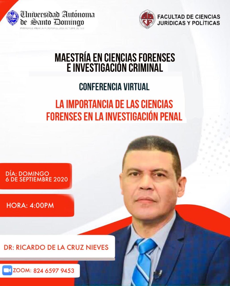 Excelente conferencia será no me la perderé  Dios mediante.
