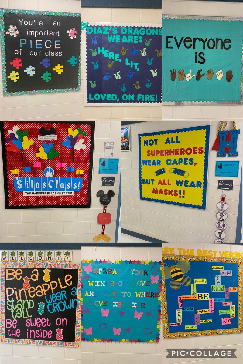 sdedragons's tweet photo. We had our first door/bulletin board decorating competition of the year! Check out the amazing  job our teachers did!!! #contest #doordecoration #bulletinboard #backtoachool https://t.co/iQ0OPnAufN