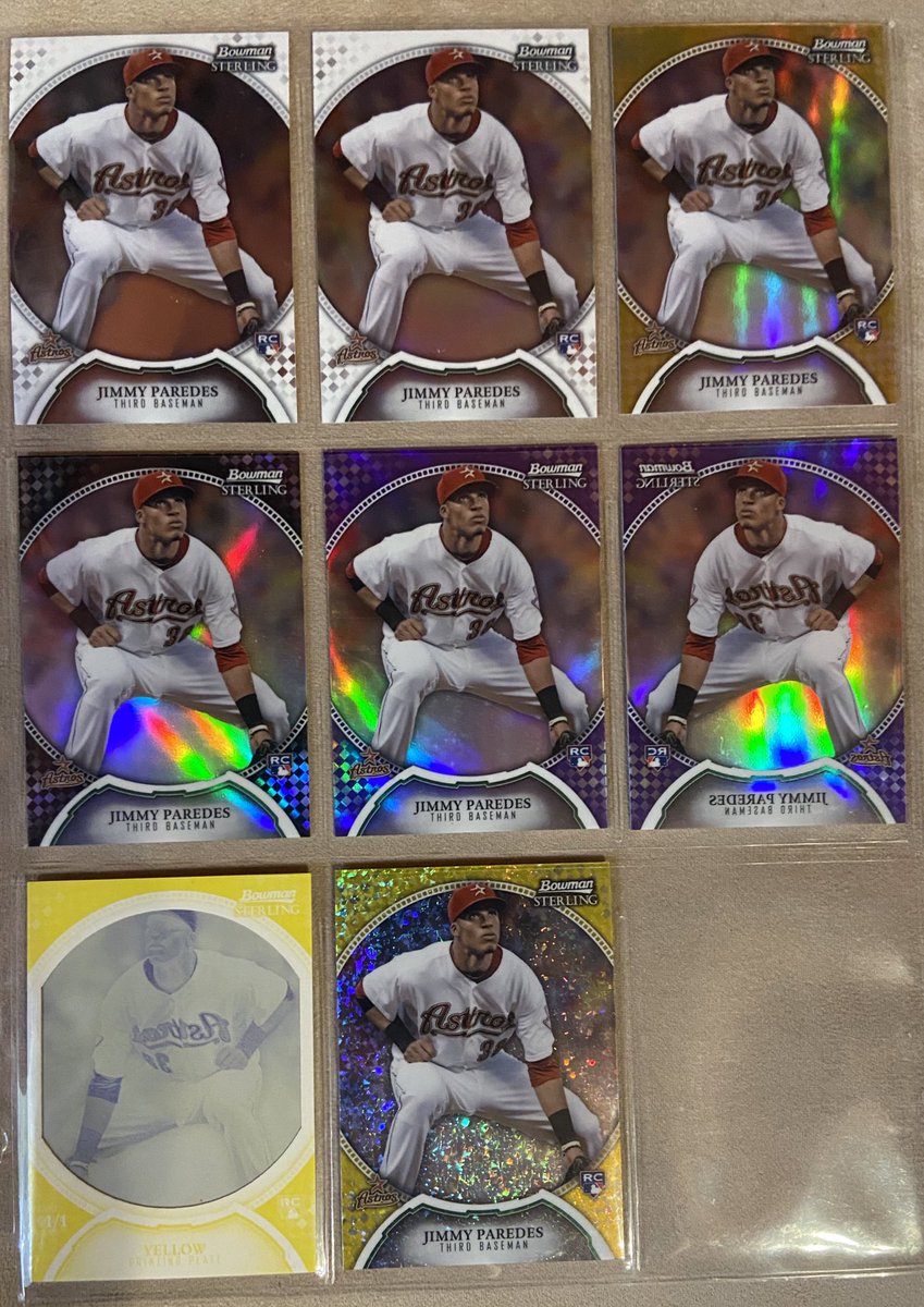 jeff_dice's tweet photo. Paredes Sterling, no red, But a Canary. Really liked those reverse purples https://t.co/1VQsij1Jcy