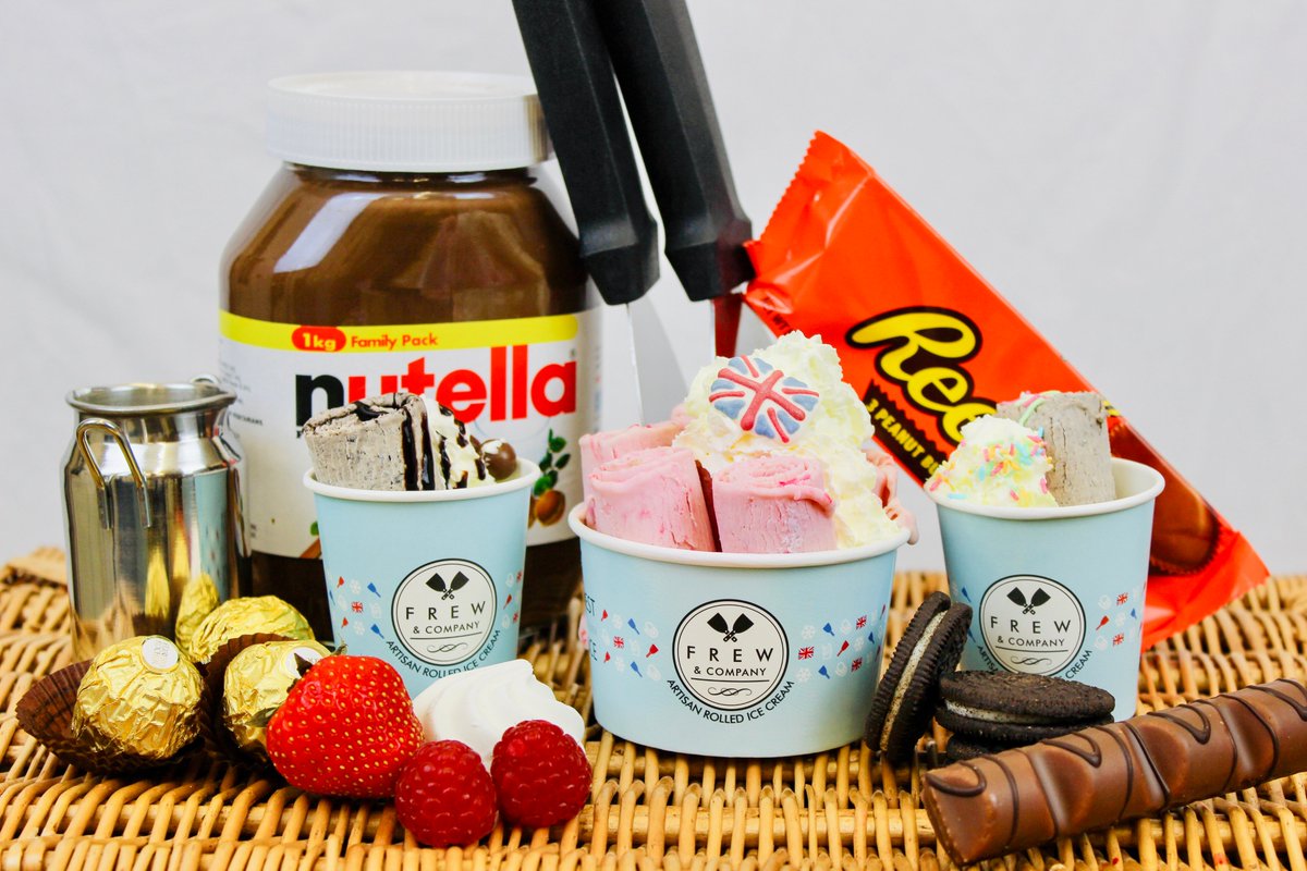 Delicious, tasty, flavourful ice cream rolls 😍

We make fresh rolled ice cream live in front of guests at private booked events.

Visit frewandco.com to get a quote.

#party #wedding #birthday #weddingplanner #weddings  #summer #oreo #nutella #kinda #fererro #fun