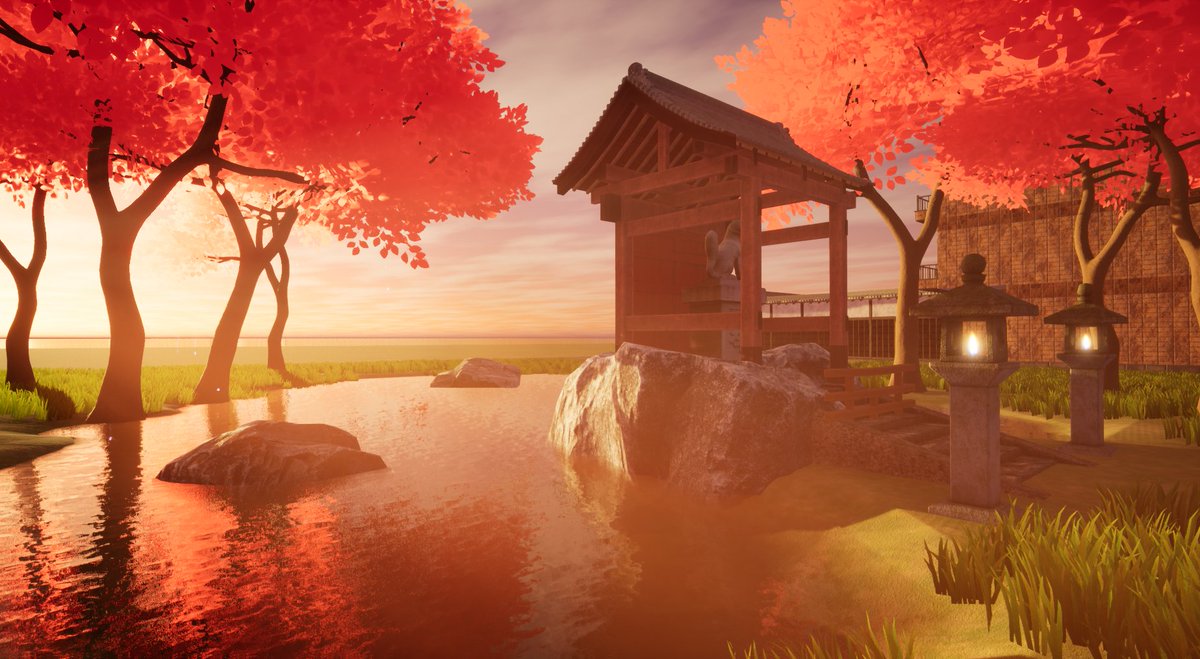 ryox_synth's tweet photo. Oh man, I could spend the entire day working on this project! #ProjectMiku #UnrealEngine #LandscapeDesign https://t.co/aNDfIKJPpF