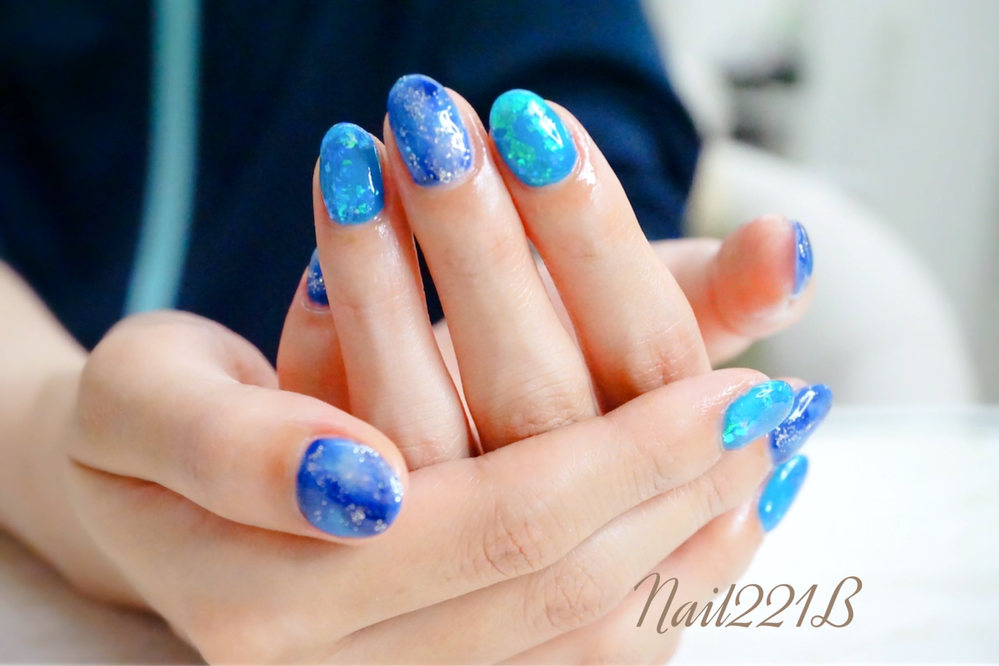 Nail２１１b 今年は あまり行けない 海を爪で楽しめるデザイン 海 ネイル 夏の終わり 夏 ネイル好き 写真好き 青 ネイルサロン 千葉 T Co 9mxaoyycye Twitter