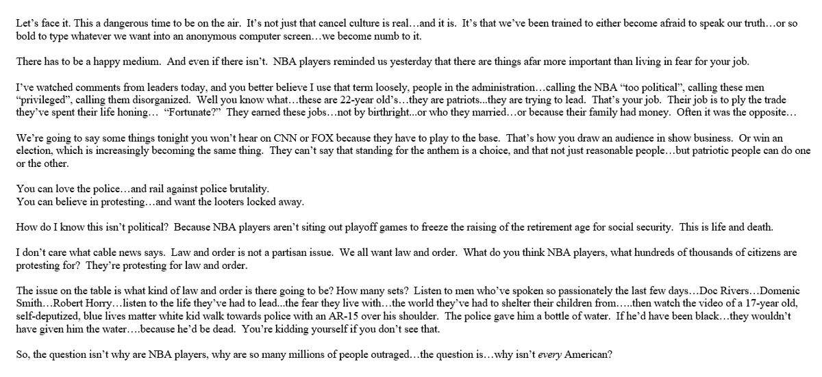 Celtics Radio Network (@celticsradio) on Twitter photo For everyone asking, this is the transcript of what <a href="/SeanGrandePBP/">Sean Grande</a> said on Thursday's special edition of Celtics Tonight. For everyone asking, this is the transcript of what <a href="/SeanGrandePBP/">Sean Grande</a> said on Thursday's special edition of Celtics Tonight.