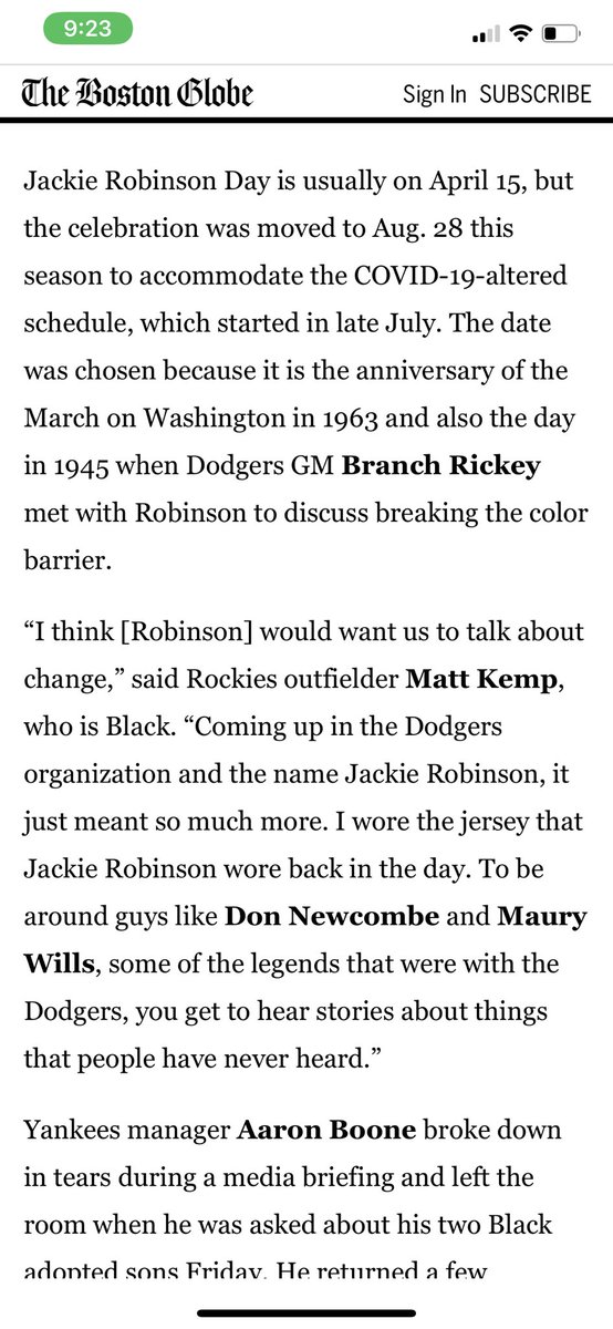 5. Jackie Robinson Day was normally April 15th but due to the Plandemic (STUPID-19), which was also planned, Jackie Robinson Day was moved to August 28 to coincide with the March on Washington, which dealt with civil rights for Black Americans.