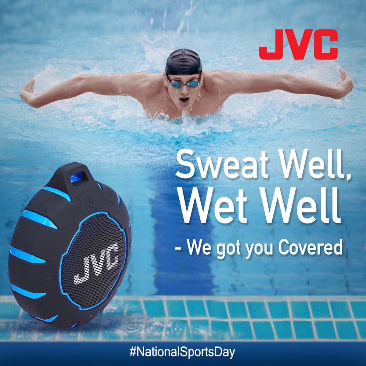 JVCIndiaOff's tweet image. Sweat well &amp;amp; Wet Well! We got you covered with our Sweat &amp;amp; Water Proof speakers. Buy Now : bit.ly/3jlpxRm #Music #NationalSportsDay #WaterProof #Speaker
