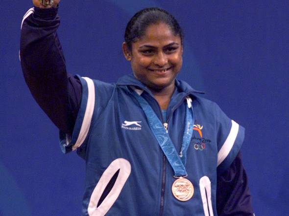 Karnam Malleswari winning bronze at the 2000 Sydney Olympics. First ever woman medalist at the Olympics for India and a small matter of inspiring Mahendra Singh Phogat to think of his daughter's as possible medalists in the future. Awaiting her biopic soon.