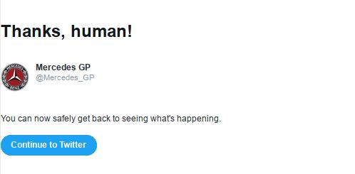 Sorry for the inconvenience but @TwitterSupport
 was so nice to put restriction on our account and we had - once more - to confirm we are not some #^&amp;*% bot posting.