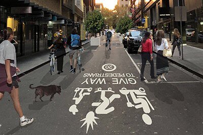 This is BIG: Melbourne’s many downtown “little streets” (lower order streets parallel to &amp; between more prominent streets) will be transformed into pedestrian priority streets. Pedestrians will have right-of-way &amp; speeds will be reduced. Via <a href="/victoriawalks/">Victoria Walks</a> melbourne.vic.gov.au/building-and-d…