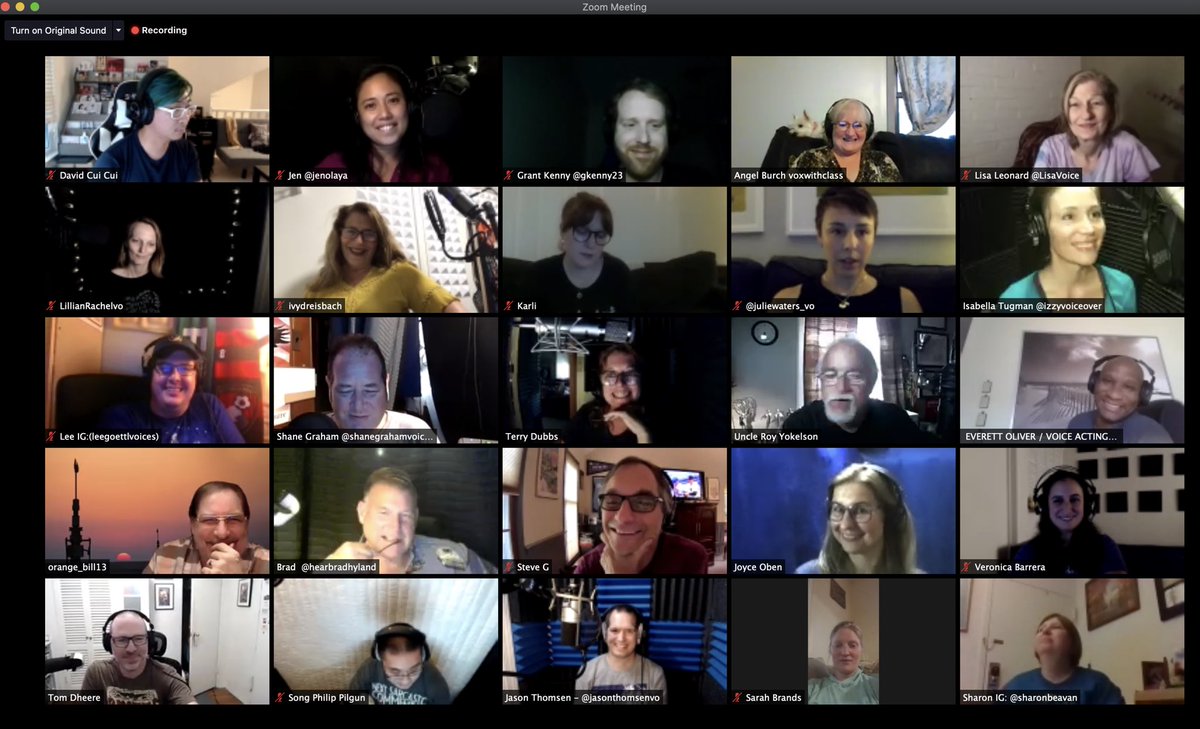 Midatlanticvo's tweet photo. Thanks to all who attended our Virtual #MAVOHappyHour this evening!!! It was a blast! Special thanks to our special guests @ajmckaycreative @VoiceActingDir @TomDheere @johnnyheller #AngelBurch #RoyYokelson https://t.co/mjnZg8coAW