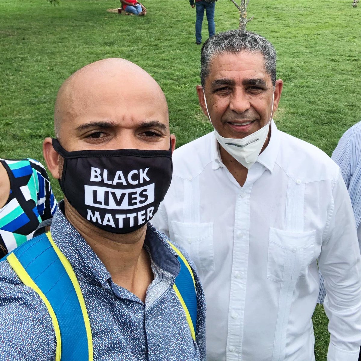 nmdcclub's tweet photo. March on Washington. No justice no peace. #getyourkneeoffournecks #blmprotest @RepEspaillat @ShaunAbreu @assemblymanalt1 @KennyBurgosNY https://t.co/cDSN46WPPH