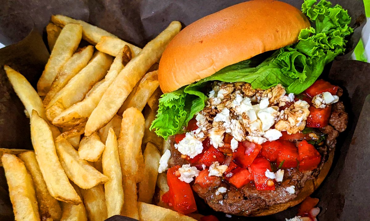 How did you like the bruschetta burger? 🍔 Check out our Saturday menu: sharbotlakeinn.com/menu.php