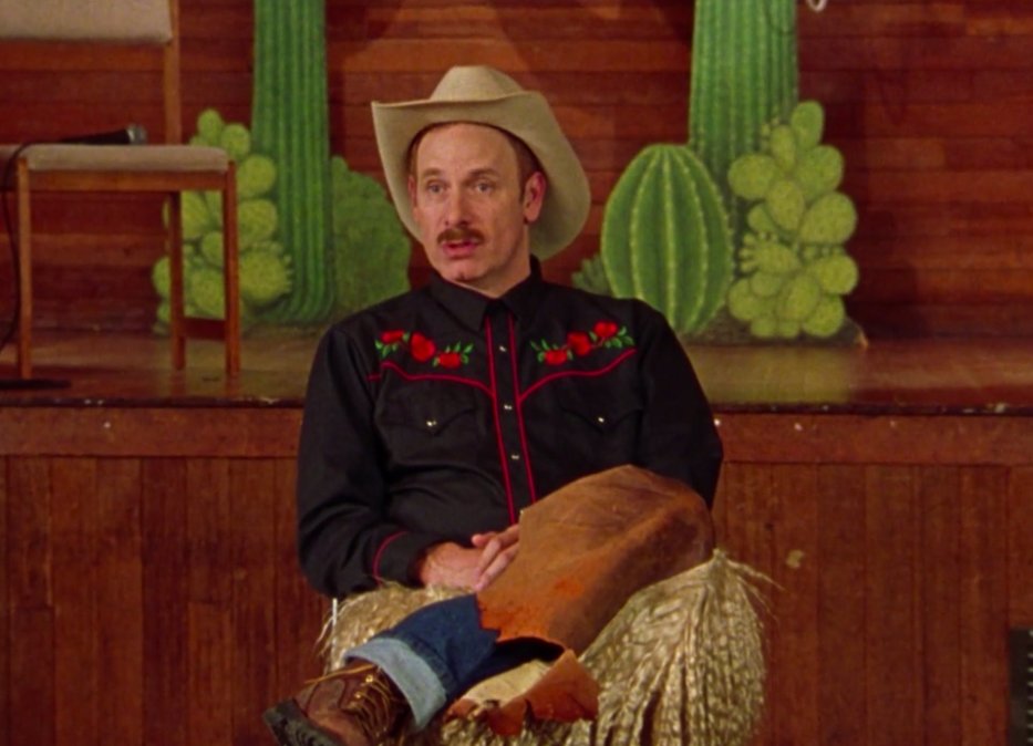 Harlan Pepper dressed as a cowboy talking about going to a kibbutz... where is the sequel.