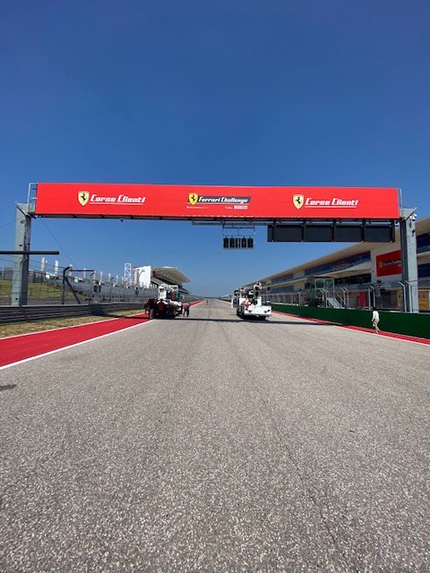 CNDSignsAustin's tweet photo. Finishing the week at the finish line!!

Ferrari challenge large banners installation at COTA, Great job team.

 #teamwork #design #cota #largedigitalprinting #cndsigns CND Signs https://t.co/PzdfboaB0W