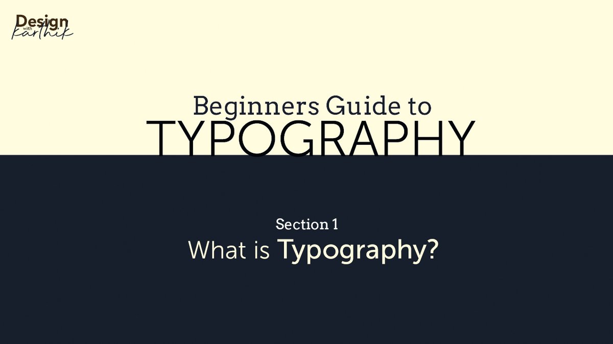 kar651992's tweet image. Beginners Guide to Typography | #1 What is Typography ? youtu.be/_CqrSmcN-ZQ via @YouTube 
#typography #GraphicDesignTutorials