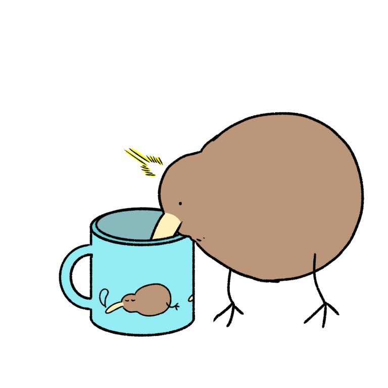 no humans white background simple background cup mug animal focus bird  illustration images