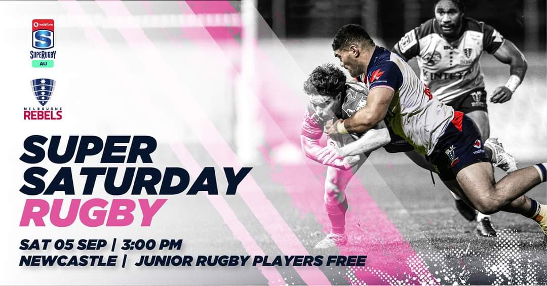 The @MelbourneRebels will play their final home game of the season right here!🏉 Secure your tickets now so you don't miss seeing professional Rugby in Newcastle next weekend! 📅 Saturday 5th September 2020 🕐 Kickoff - 3:00PM 🎟 bit.ly/3lDEEro
