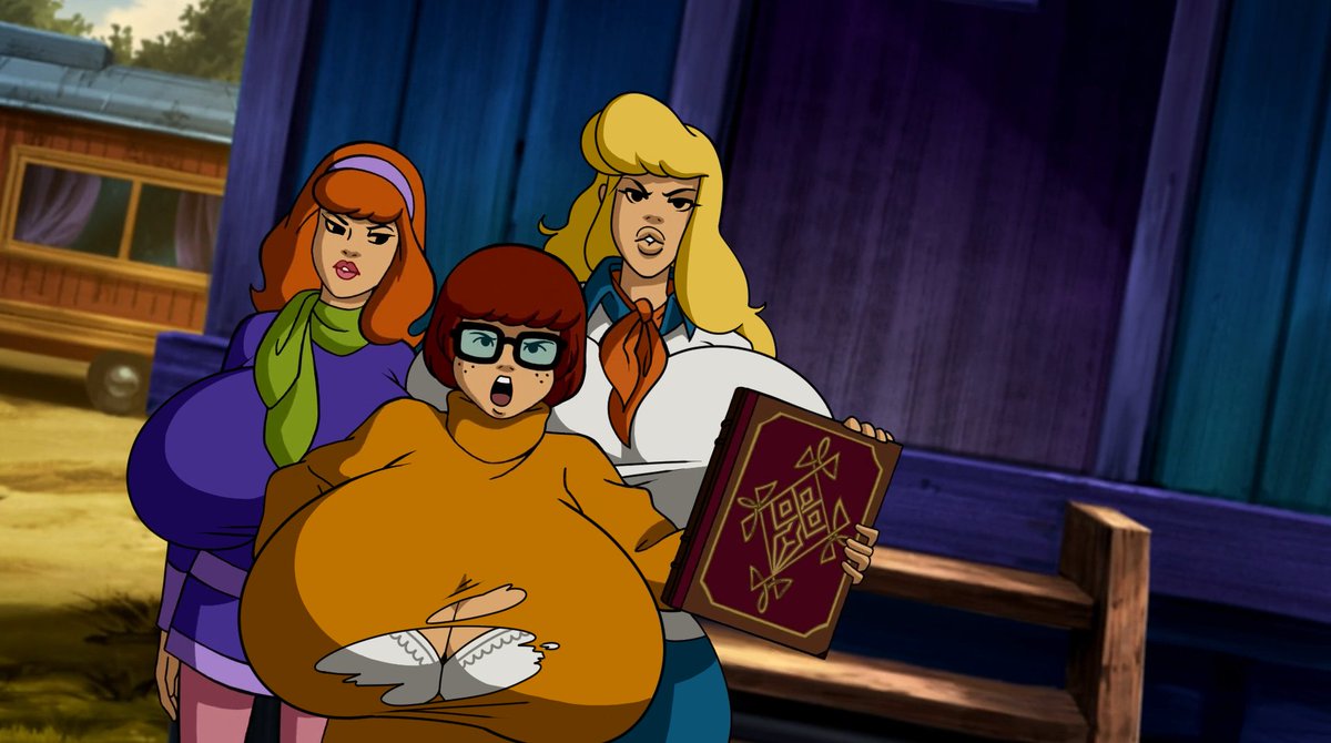 VELMA: We know you did it with this book, now reverse it!FRED: CHANGE ME BA...