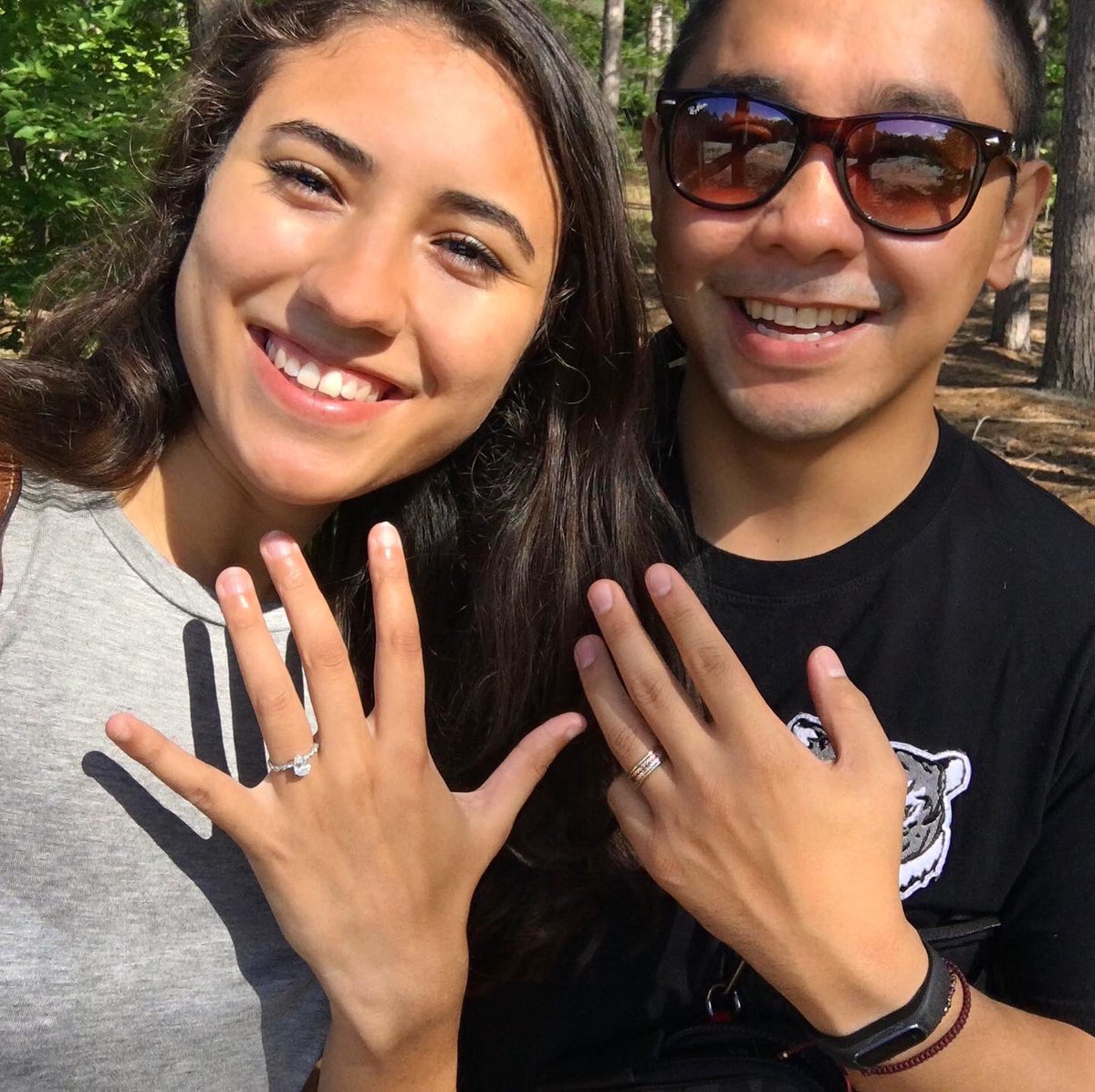 urviljames's tweet photo. “From ‘What do you think happens when we die?’ to ‘I want to love you until I die...’” 🎉🎊 #Engaged #SheProposed #BreakingGenderNorms #7YearAnniversary 🤙😊 https://t.co/ywWj6SAfPT