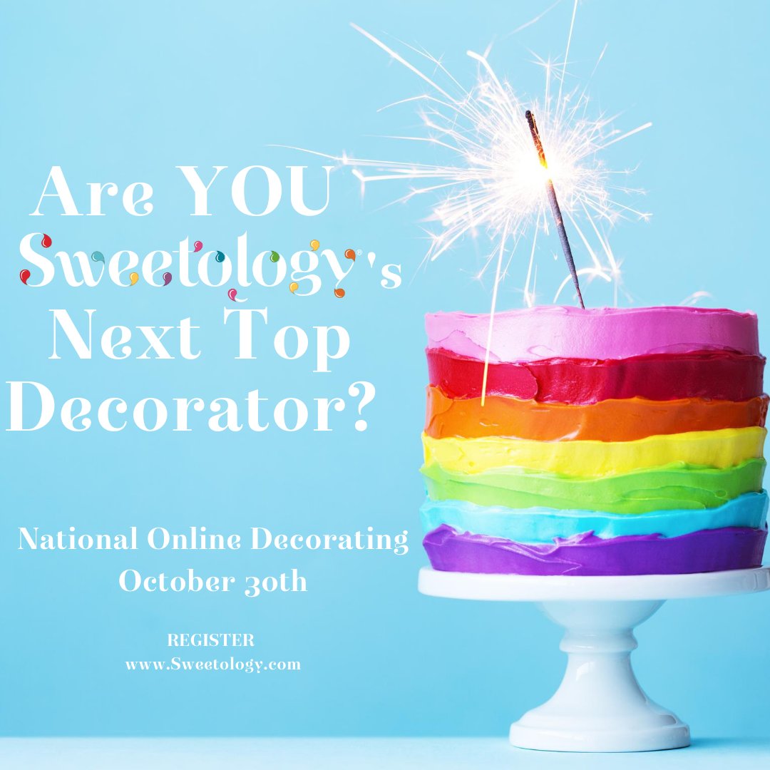 sweetsweetology's tweet photo. Are YOU Sweetology's Next Top Decorator? Visit https://t.co/BrCsb6VKf1 To Enter! #sweetology #cupcakes #cookies #cake #cupcake #cake #cookie #stl #saintlouis #stlouis #townandcountry #sweetologysnexttopdecortator #cakedecorating #competition #kidfriendly #virtual https://t.co/ozsBbxhjiY
