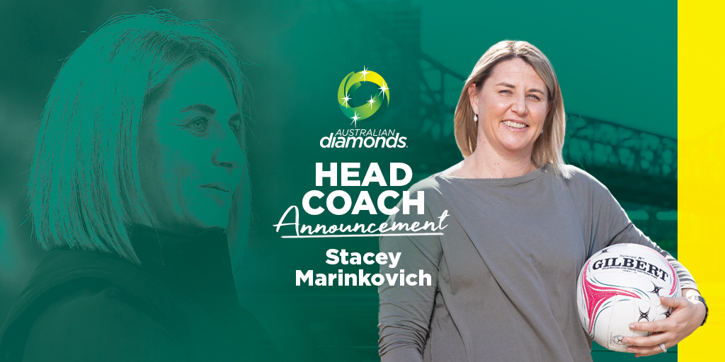 AussieDiamonds's tweet photo. Introducing the 15th Head Coach of the Origin Australian Diamonds, Stacey Marinkovich!

Full details - https://t.co/Ety4mtcU0P https://t.co/yTcHl0OwfT