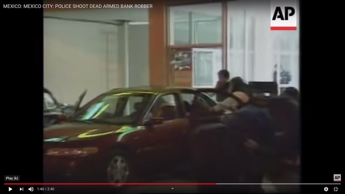 When the first cop stood, the second cop opened the door, and they both lunged for the hostage taker& #39;s wrists, holding them while a third cop put two rounds in the guy& #39;s head.