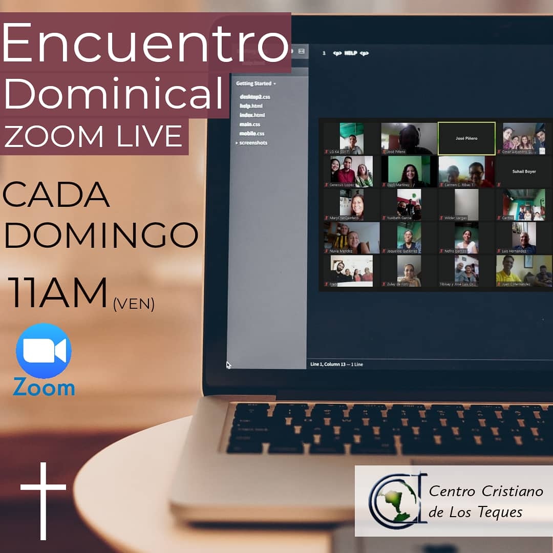 cclt_1's tweet photo. Este Domingo 30/08 tendremos el Encuentro Dominical (Congregación Virtual)

Tema: Encuentro Dominical (Congregación Virtual)
Día: Domingo 30 Ago 2020
Hora:  11:00 AM Caracas

Unirse a la reunión Zoom
https://t.co/rnxqasDUa9

ID de reunión: 913 8620 4498
Código de acceso: cclt https://t.co/pizAaqW0xp