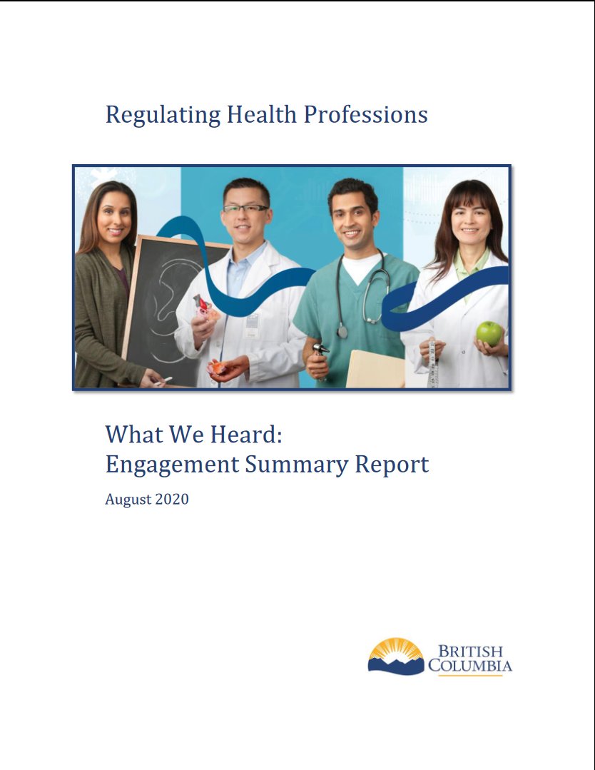 Read the feedback summary What We Heard report here.  https://bit.ly/31CdOYH  #Paramedicine currently falls within the ambit of the three-member government-appointed  #Emergency  #Medical  #Assistants Licensing Board.