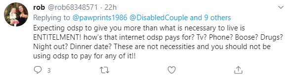 This why we need better education and Mental Health Once again.  @rob68348571 Feels like anyone who wants<a href="/tag/pwd"class="tags"><span>#pwd</span></a><a href="/tag/odsp"class="tags"><span>#odsp</span></a><a href="/tag/odspoverty"class="tags"><span>#odspoverty</span></a>