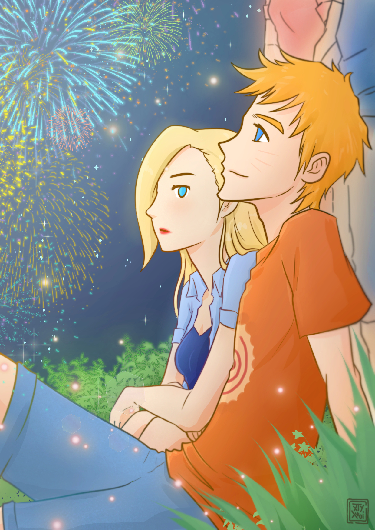 Xty Xtoi 🪐☆ COMMS OPEN on X: Is he brighter than the fireworks, Ino?  😏naruino naruto ino t.coMNqlLq2cz3  X