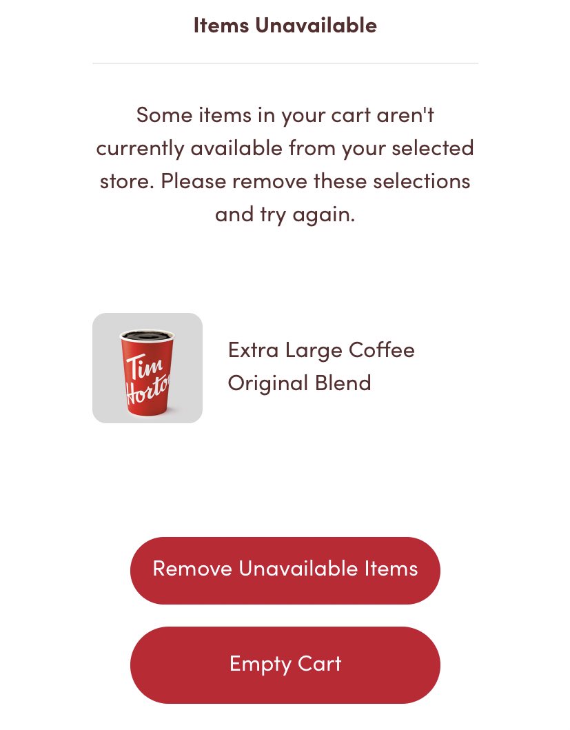 RESParb's tweet image. You have one job @TimHortons ...

🤦‍♂️ 

#fail #why #worstapp #coffee