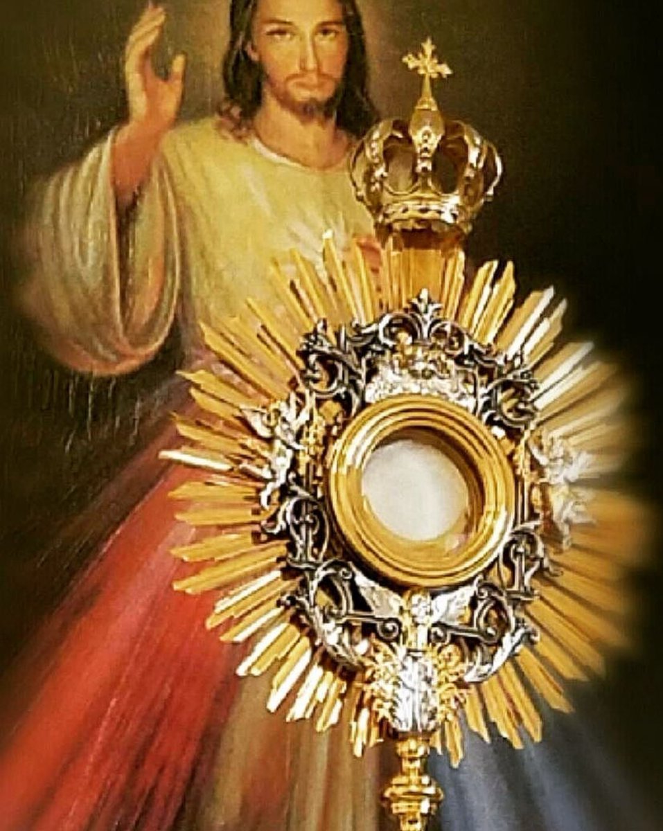 "O King of glory, though you hide your beauty, yet the eye of my soul rends the veil. I see the angelic choirs giving you honor without cease." - St. Mary Faustina Kowalska #catholics #Jesus