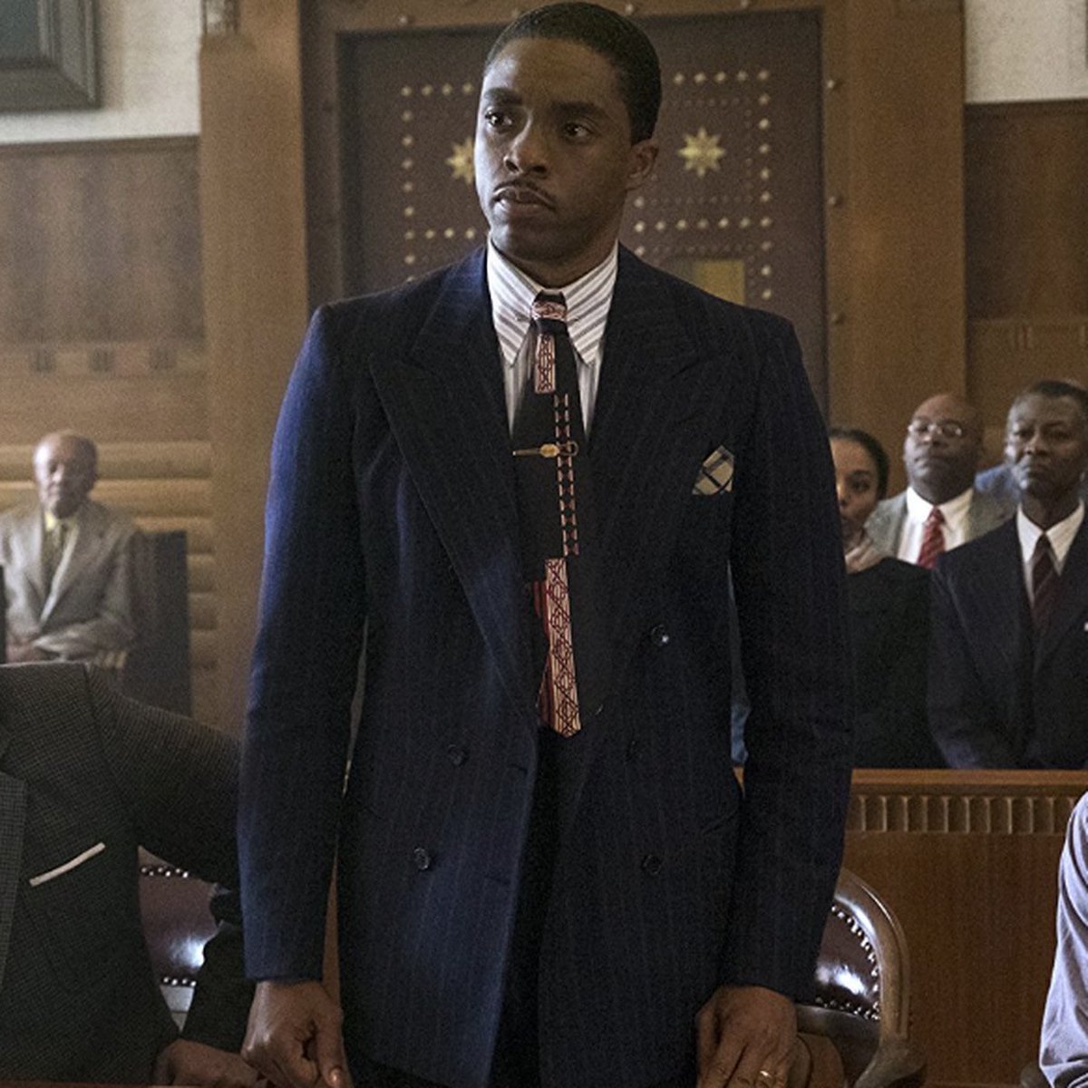 MrNiceGuy513's tweet photo. Chadwick Boseman was an amazing actor and even better human. 

Chadwick played 4 iconic Black Heroes. 

Black Panther, Jackie Robinson, James Brown &amp; Thurgood Marshall

R.I.P. King. 

#ripchadwickboseman https://t.co/mK431jhuf2