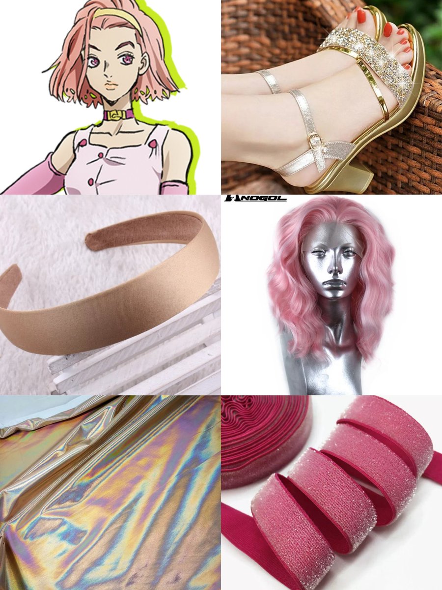 Let's begin:Stuff for Reimi (j0j0) cosplay (I already had most of the stuff except of shoes, the ribbons and rge headband, also i had a very cheap and bad wig i was working on re-sewing completely so I just bought a quality one )