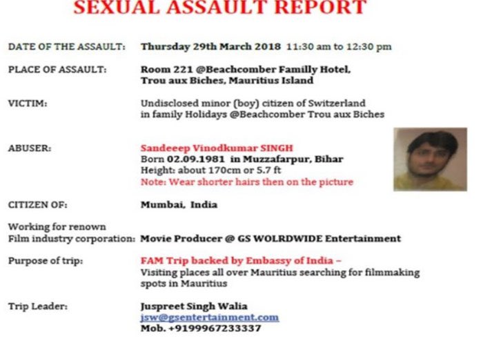 2) Sandeep was accused of sexually assaulting a minor in 2018 in Mauritius in his Indian Embassy-backed visit. What’s d status of case? Was he helped by Modi govt?3)Why a man accused of sexually assaulting a minor was chosen by BJP to make ModiJi's biopic & supported by then CM?