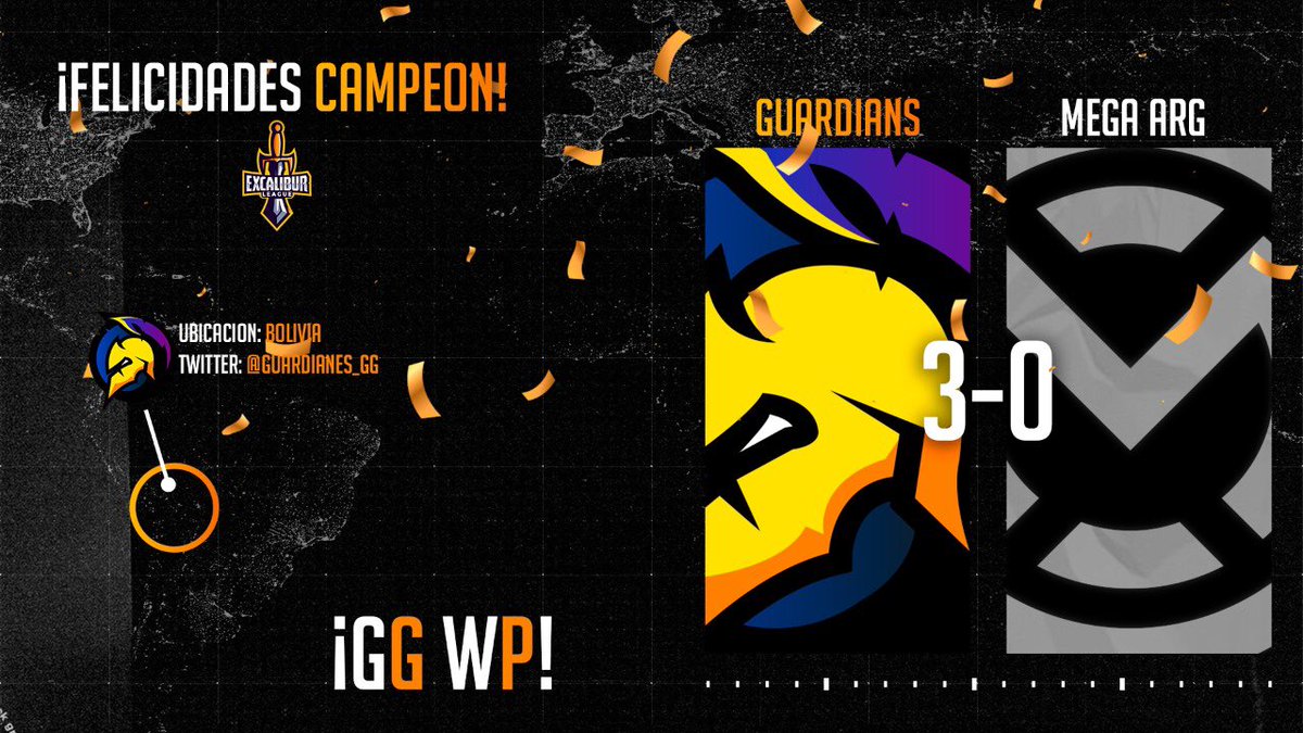 Excalibur Gaming League (@egl_cr) on Twitter photo #ClashRoyale | #EGL
¡Tenemos campeón!
Título totalmente merecido 🏆
Felicidades <a href="/Guardianes_GG/">Guardians Esports</a> GGS! #ClashRoyale | #EGL
¡Tenemos campeón!
Título totalmente merecido 🏆
Felicidades <a href="/Guardianes_GG/">Guardians Esports</a> GGS!