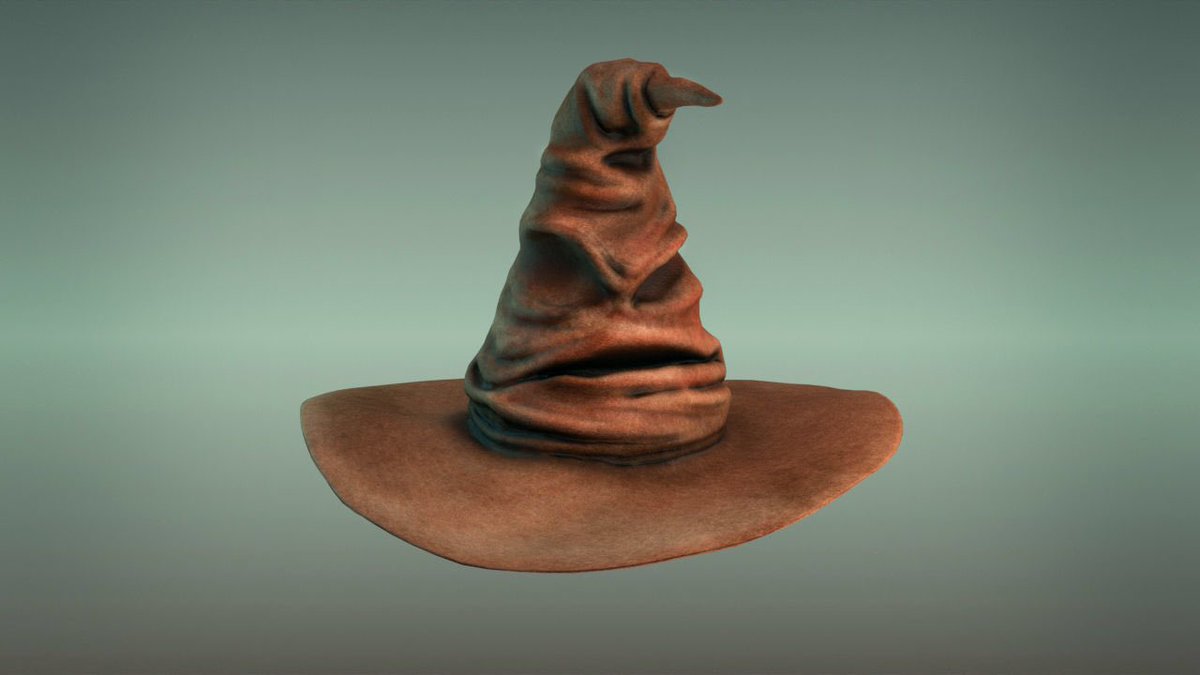bonus! the sorting hat is gay and non-binary