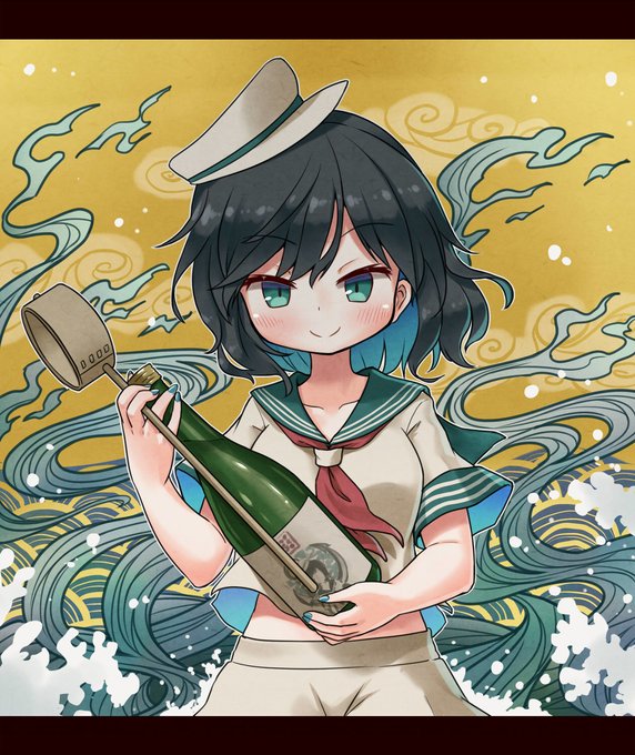 「半袖 浪花」のTwitter画像/イラスト(新着)｜4ページ目