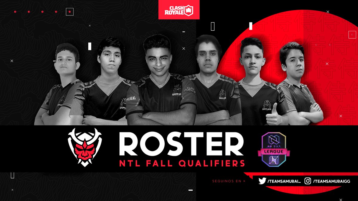 #CR • Presentación

Estos son los Jugadores que nos estarán representando en la <a href="/NoTiltGG/">No Tilt</a> mañana. ¡Dejemos en alto el nombre de Samurái!

⛩️ <a href="/ShekeloCR/">Shekelo</a> 
⛩️ <a href="/MogoCR/">Møgø☠️™🇻🇪</a> 
⛩️ <a href="/StangSand/">Stang</a> 
⛩️ <a href="/Lord_KassCR/">👑 Lord Kass 👑</a> 
⛩️ @SebastianNJ_
⛩️ @SMRxThomas 

#GoSamurai⛩️ #NeverFail