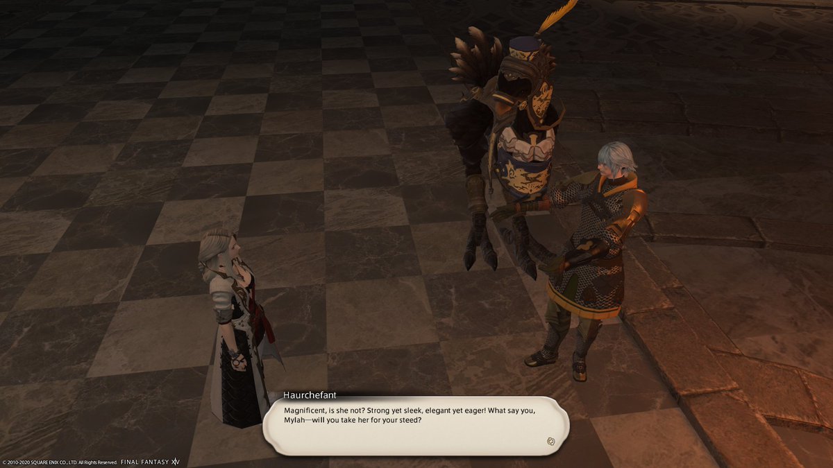 I WILL NOW DO ANYTHING FOR SIR HAURCHEFANT