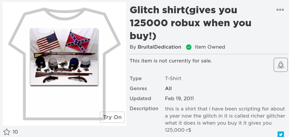 Chaserpoopy On Twitter Found This On My Old Roblox Account From 2010 It Didnt Work - shirt glitch roblox