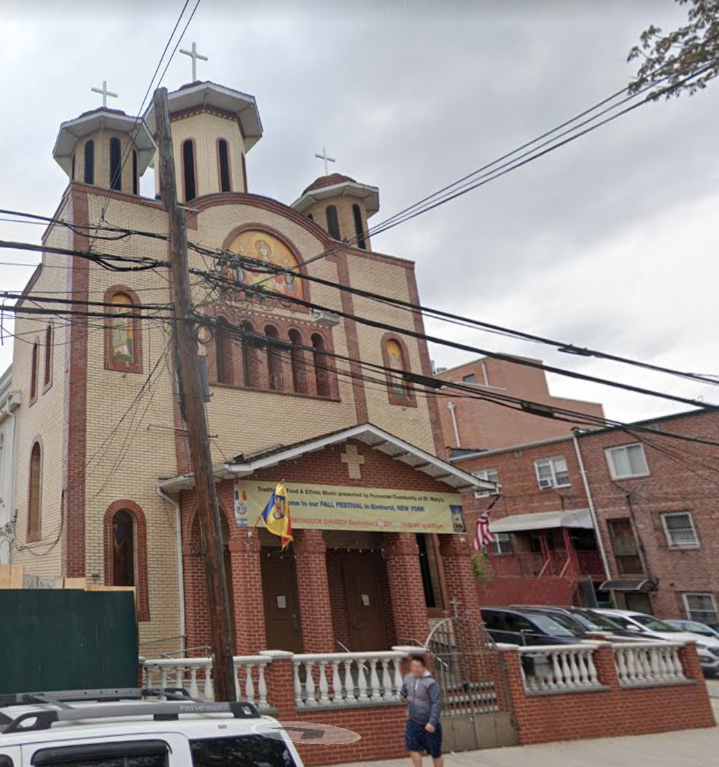 Here is a Romanian Orthodox church flying the ROMANIAN flag in NY. Romania gained control of the multi-ethnic Transylvania from Hungary after WWI, placing over a million Hungarians under Romanian rule. Hungarian ethnicity is still oppressed in Romania. Vandalism here? No. 6/