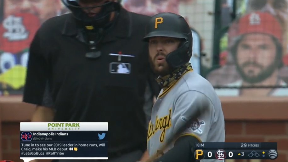 19,829th player in MLB history: Will Craig- 37th round pick by KC in '13; didn't sign- two-time All-American at Wake Forest; also pitched all 3 years, was the closer as a junior- 1st round pick in '16 - drafted as a 3B, now mostly 1B, some OF (won Gold Glove at 1B in '19)