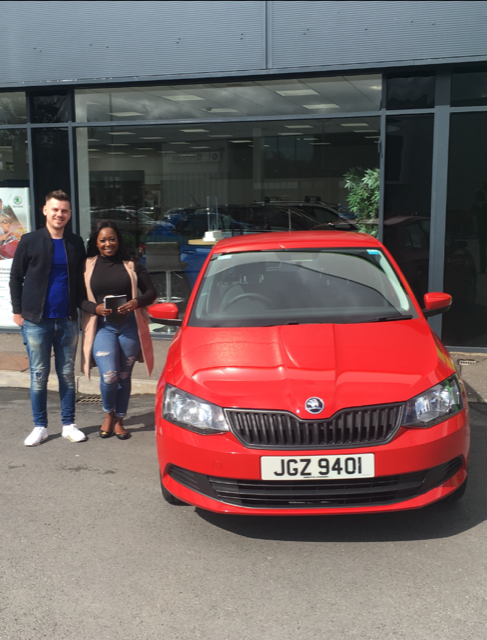 All the best to Conor and Zamo McCullough who collected their lovely Fabia from Sales Manager and Brother-in-Law, Paul McGlone.

Thank you for choosing Mervyn Stewart. We all wish you many happy miles of motoring.