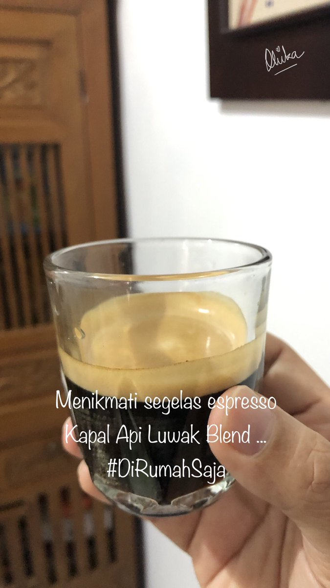 I’m having a shot of ‘civet’s sh*t’ espresso ☺️#StayHomeStaySafe