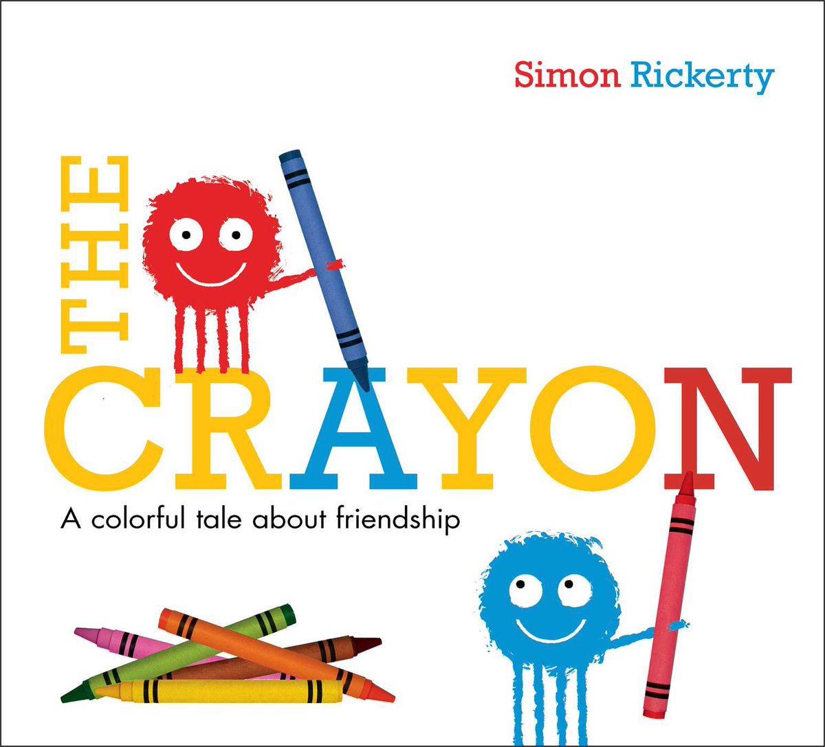 No.38  #LibraryTop50  @SimonRickerty’s books have a graphic, modern feel to them. He makes jokes and creates moods with typography and space on the page, and he finds clever ways to use small bits of photo collage. Monkey Nuts won the Roald Dahl Funny Prize http://www.simonrickerty.com 