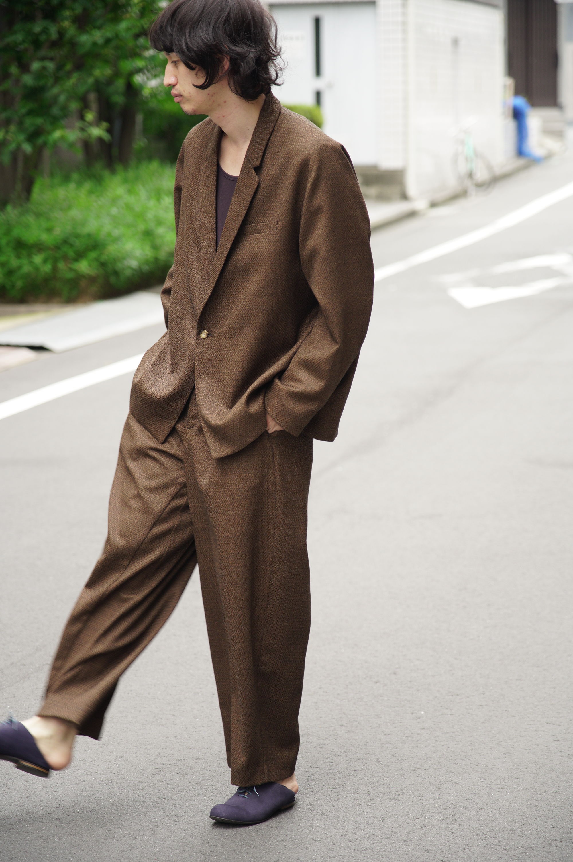 希少】Ka na ta 買い漁り kyutai jacket ブラウン 希少】Ka na ta 買い漁り kyutai jacket ブラウン