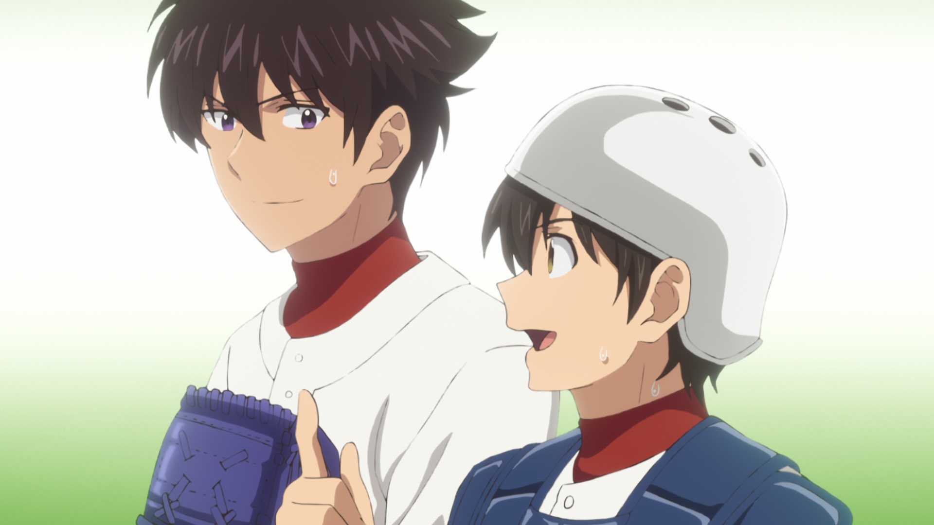 アニメ メジャーセカンド Sp公式 メジャーセカンド 第2シリーズ 第15話ご視聴ありがとうございました Edには中日ドラゴンズ 高橋周平選手登場 道塁や凄腕三人衆 魚住 Cv 金光宣明さん 出光 Cv 小林大紀さん 世古 Cv 土田玲央さん たち大尾中を前に